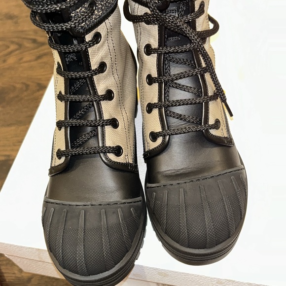 CHRISTIAN DIOR
Canvas Printed Combat Boots - Picture 9 of 11